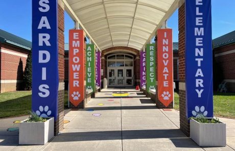 Front entry for Sardis Elementary School