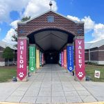 Column banners for Shiloh Valley Elementary School