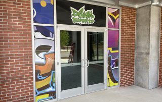 outdoor window graphic dank burrito