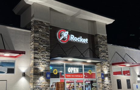 Business Signage for Rocket Convenient Stores