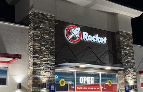 Business Signage for Rocket Convenient Stores